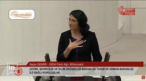 128K views · 1.1K reactions | Kendisinin çiftçi olduğunu belirten DEM Parti Ağrı Milletvekili Nejla Demir'den Tarım ve Orman Bakanı İbrahim Yumaklı’ya dikkat çeken öneri... 'Size de belki çiftçileri daha iyi anlayabilmeniz için politika üretirken yardımcı olabilmesi için en az 5 dekar bir alanı ekip biçmenizi öneriyorum' | tarimdanhaber.com | Facebook