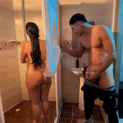 My dad gf so sexy and she kinda young compared to my dad. I caught in the shower and thought I was my dad. She dropped to her knees ready to stuff this dick in her mouth. I couldn’t take it I revealed myself I needed that pussy bad 😩 #taboo