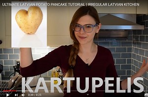 Experience the ecstasy of ultimate Latvian potato pancakes!
