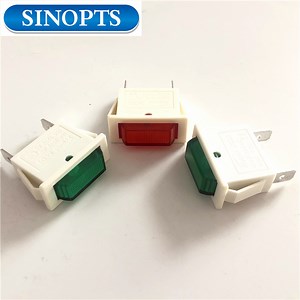 [Hot Item] Factory Direct Supply 220V Square LED Power Indicator Lights