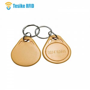 [Hot Item] 125kHz T5577 Keychain Ring Rewritable RFID Key Fob Tag