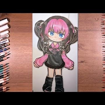 HOW TO MAKE PAPER DOLL GACHA LIFE #12 | DIY | Draw so easy Anime