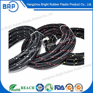 [Hot Item] OEM Braided Rubber Gas Fuel Line Nylon Braided NBR Inner Tube Oil Hose