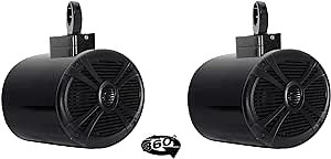 Amazon.com: Rockville (2) 6x9 1000w 360 Swivel Black Aluminum Wakeboard Tower Speakers : Electronics