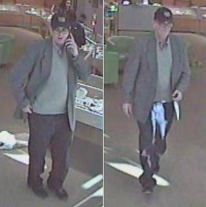 Two Men Wanted in Jewelry Store Theft