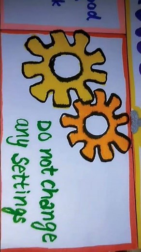 COMPUTER LAB RULES 🖥️🖨️ EASY PROJECT FOR COMPUTER..#computerproject #computereducation #easydrawing