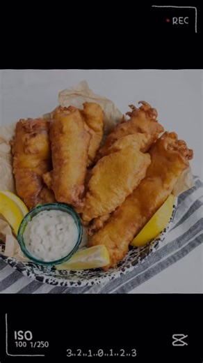 Perfect Crispy Fish Batter Recipe for Battered Fried Fish Ingredients ▢ 3-4 pounds Wild Alaska Pollock fillets ▢ 2 cups all purpose flour ▢ 1 tablespoon sugar ▢ 1 teaspoon baking powder ▢ 1/2 teaspoon smoked paprika ▢ 1/4 teaspoon onion powder ▢ 1/4 teaspoon garlic powder ▢ 2 teaspoons salt ▢ 2 large eggs ▢ 2 cups milk ▢ 2-3 quarts oil for frying, (such as canola, vegetable, or peanut) ▢ Lemon wedges and tartar sauce for serving, optional Instructions 1. In a large Dutch oven, cast iron fryer, o