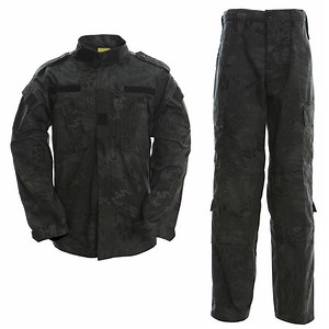[Hot Item] Wear-Resisting Black Python Camo Acu Tactical Style Uniform