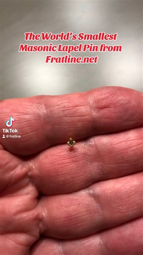 12 reactions | World's Smallest Masonic Lapel Pin Ever Made; Wear this Unique Lapel Pin and Watch a Conversion Start About Freemasonry; Gold plated with Blue Enamel surrounding the Letter "G". Amazingly small, measuring ONLY 3mm or 1/8"; Poly Bagged | Fratline Emblematics | Facebook