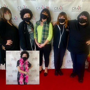 Keep Calm & Put A Wig On 😉 #wigstyling #keepcalmputawigon #funwithwigs #cosmetologyschool #cosmetologystudent #cravebeautyacademy #cravebeautyacademywichita #cravebeautyacademyict #ichoosecrave | Crave Beauty Academy Wichita Campus