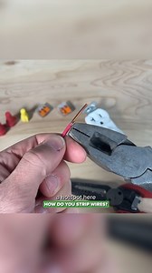 How do you strip wires? #wiring #electrician #tradesman #homeowners | Everyday Home Repairs