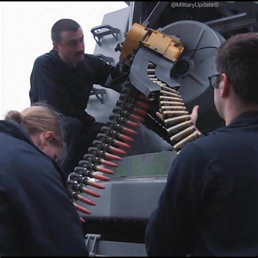 Sailors aboard the amphibious assault ship USS America (LHA 6) load ammunition into the close-in weapons system, or CIWS, for operational testing | Military Update