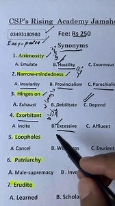 135K views · 2.9K reactions | Vocabulary: Synonyms | Antonyms | Test...