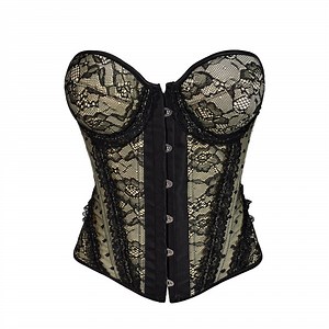 [Hot Item] Young Style Sexy Corset Bustier Top Corset De Mujer Encaje Sexy Bustiers