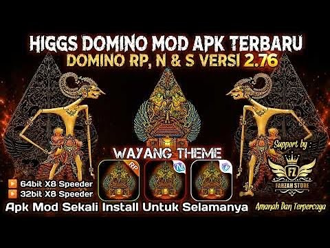 APK MOD HIGGS DOMINO V2.76 TERBARU TEMA WAYANG❕X8 SPEEDER HIGGS GAMES ISLAND