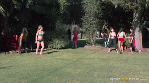 Angela White, Ava Addams, Bridgette B In Foursome Sex