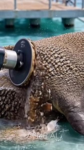 Sea Turtle Barnacle Removal ASMR 🐢🌊 | Deep Cleaning #SeaTurtle #BarnacleRemoval #WildlifeRescue #ASMR #Satisfying #OceanLife #MarineCleanup #ExtremeCleaning #NatureASMR #OddlySatisfying #NoCuts #4KHDR #MacroDetail #CoastalRescue #CalmingSounds #ShellCleaning #MarineLife #RelaxingVideo #OneShot #Reels | ASMR AI