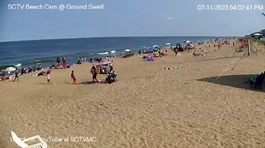 Peek in on Salisbury Beach via the SCTV Ground Swell Beach cam. We have installed new, more reliable streaming technology. Go to www.SCTVMC.org and scroll down to YouTube player. Check out our beach 24/7. | SCTVMC