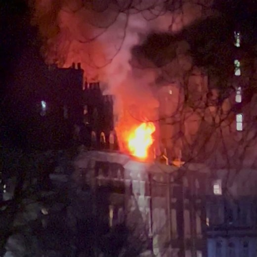 Video shows huge fire breaking out at South Kensington flats | MyLondon
