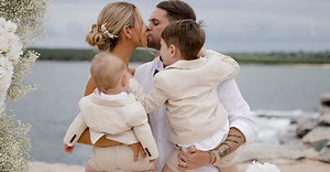 Bondi Rescue star marries in romantic oceanside ceremony