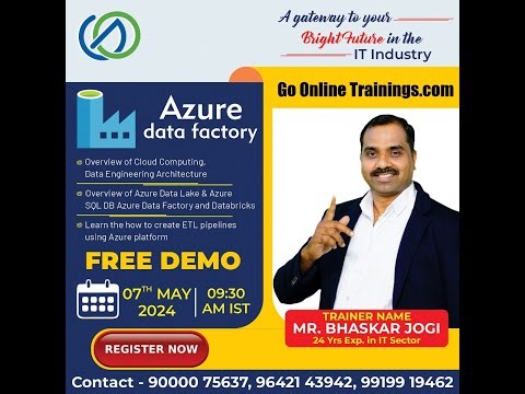 ADF Demo Part2 - May 07th 2024 | Bhaskar Jogi | Go Online Trainings