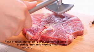 Aliglow Meat Tenderizer Hammer Tool Mallet Pounder for Kitchen Tenderizing Steak Beef Poultry