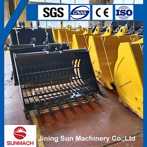 [Hot Item] Digger Front Attached Skeleton Bucket with Different Sizes Sieves