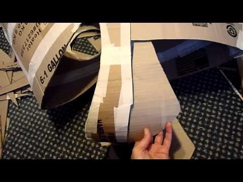 Part 1- THE FISH- Homemade Cardboard Halloween Costume