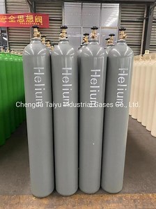 [Hot Item] UHP (Ultra High Purity) Grade Helium 99.9999% He, Size 40L / 47L / 50L High Pressure Steel Cylinder