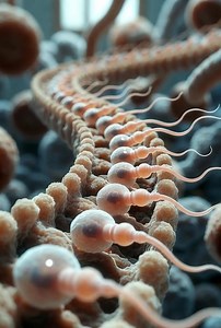 Explore how sperm is made inside the testes with this ultra-detailed 3D medical animation. Educational, realistic, and visually stunning. #Spermatogenesis #MaleReproductiveSystem #MedicalVisualization #3DScience #Biology101 #HealthContent #ScienceReels #AnatomyVideo | Male Reproductive Health
