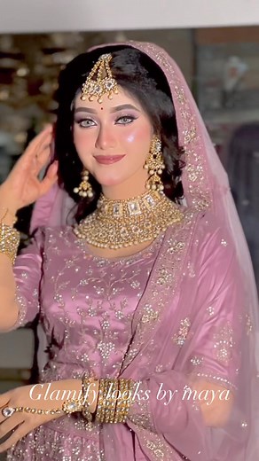 Premium Pakistani base Reception bride art by #Nasrin_Maya💟 | Glamify Looks by Maya