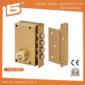 [Hot Item] Ucem 4501 Round Cylinder Rim Lock Vertical with Deadbolt