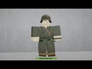 Roblox CoD: WWII William Pierson (WW2) (Avatar Build)
