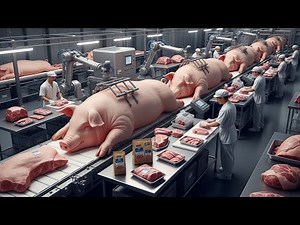 From Bio-Secure Pig Farms to Frozen Packs: The Entire Pork Processing Workflow!