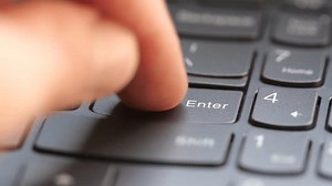 Man Pressing Enter Key On Modern Stock Footage Video (100% Royalty-free) 3581936449 | Shutterstock