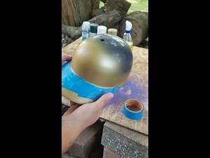 DIY Custom Baseball helmet