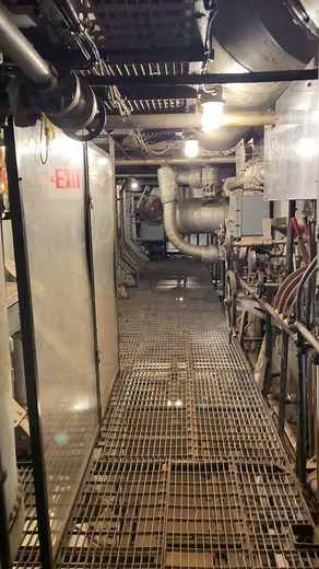 Deep in the heart of #battleshiptexas, youll find that the engines are still there! #battleship #restoration #repair #engine