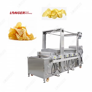 [Hot Item] Industrial Sweet Potato Chips Frying Machine Cassava Chips Frying Machine