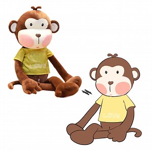 [Hot Item] Cute Plush Animal Toy Custom Plush Toys Monkey Stuffed Animals Toys