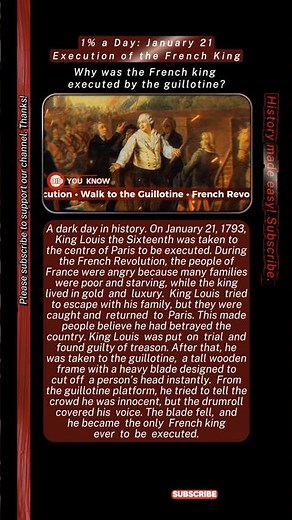 King Louis XVI's Final Moments on the Guillotine | A Dark Day in History