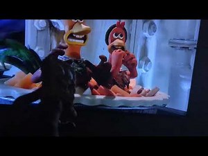 chicken run the pie machine crossover with SpongeBob SquarePants