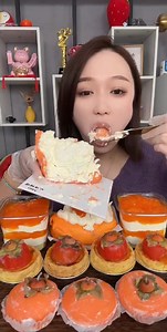 72K views · 1.7K reactions | New strawberry creamy dessert dream icing milky cake with fluffy flamingo orange flavored | Sho-sha Asmr | Facebook