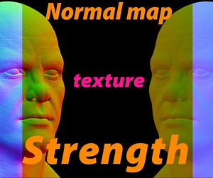 ArtStation - Blender - "Normal map strength" node | Resources