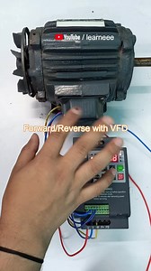Forward/Reverse with Variable Frequency Drive (VFD) #electrical | Learn EEE
