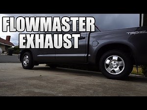 Flowmaster Super 50 Exhaust - Tundra Build Episode 2