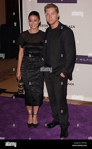 LOS ANGELES, CA. April 22, 2005: NSync star LANCE BASS & girlfriend actress EMMANUELLE CHRIQUI at the 12th Annual Race to Erase MS Gala themed "Rock & Royalty to Erase MS" at the Century Plaza Hotel. © 2005 Paul Smith / Featureflash Stock Photo - Alamy