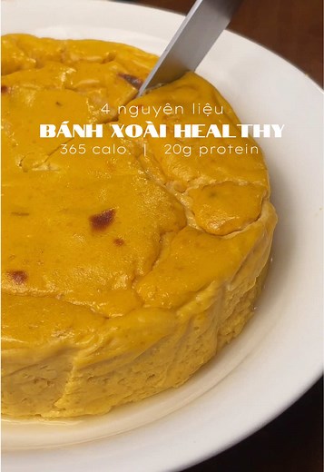Bánh Cheesecake Xoài Healthy Không Cần Cream Cheese