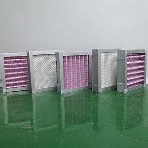 [Hot Item] F7 Air Filter 20X20X2 AC Filter Primary Efficiency Paper Frame Aluminum Filter for Clean Room