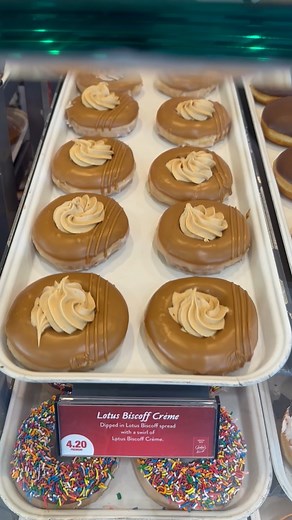 Bring the vibes to any party with a pack of Biscoff Doughnuts 🕺🏻 🍩 💃 #ShareABoxOfSmiles | Krispy Kreme (Australia)