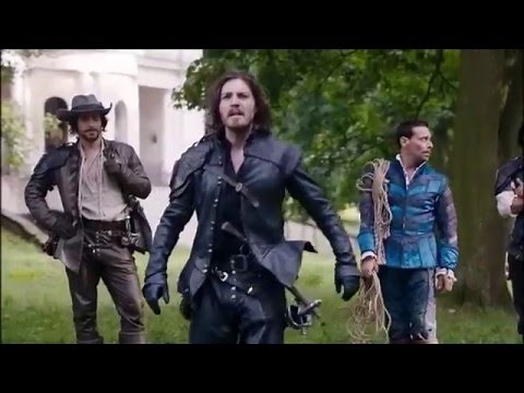 The Musketeers Dealing With a Horse scene